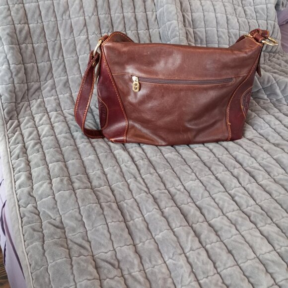 Marino Orlandi Brown Leather Shoulder bag - Picture 2 of 8
